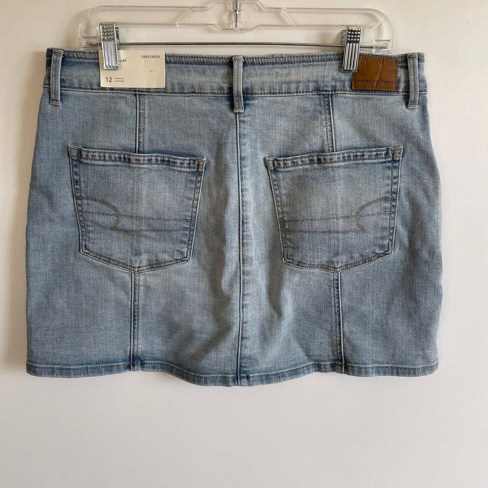 NWT American Eagle Button Front Skirt - Picture 4 of 5